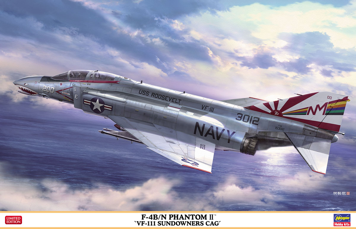 1/48　F-4B/N ファントム II “VF-111 サンダウナーズ CAG” - ウインドウを閉じる