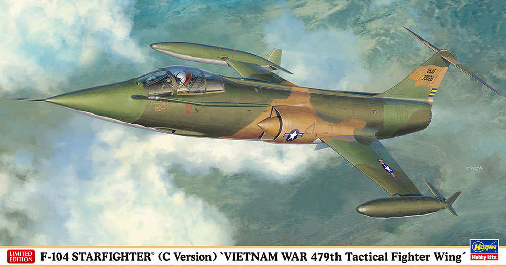 1/48　F-104 スターファイター（C型）“ベトナム戦争 第479戦術戦闘航空団” - ウインドウを閉じる