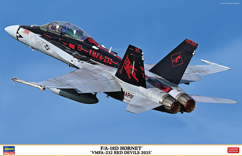 1/48　F/A-18D ホーネット “VMFA-232 レッドデビルズ 2025”