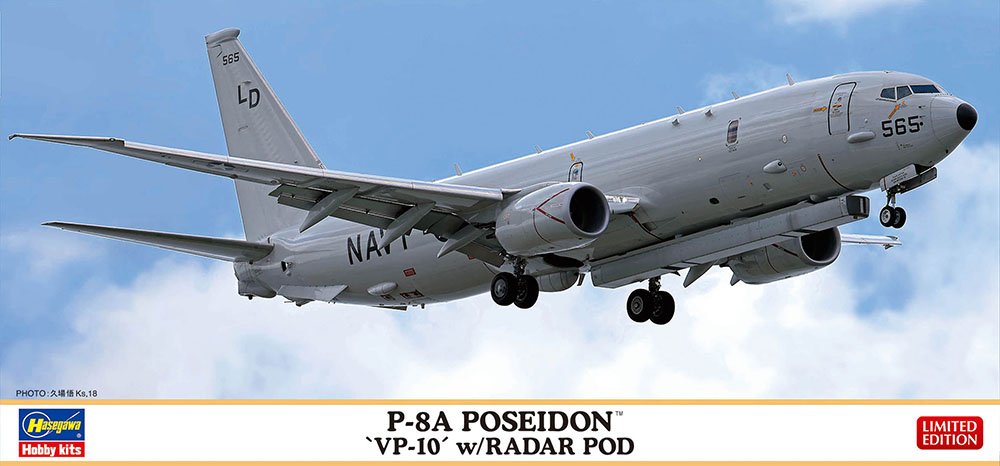 1/200　P-8A ポセイドン “第10哨戒飛行隊” w/レーダーポッド - ウインドウを閉じる