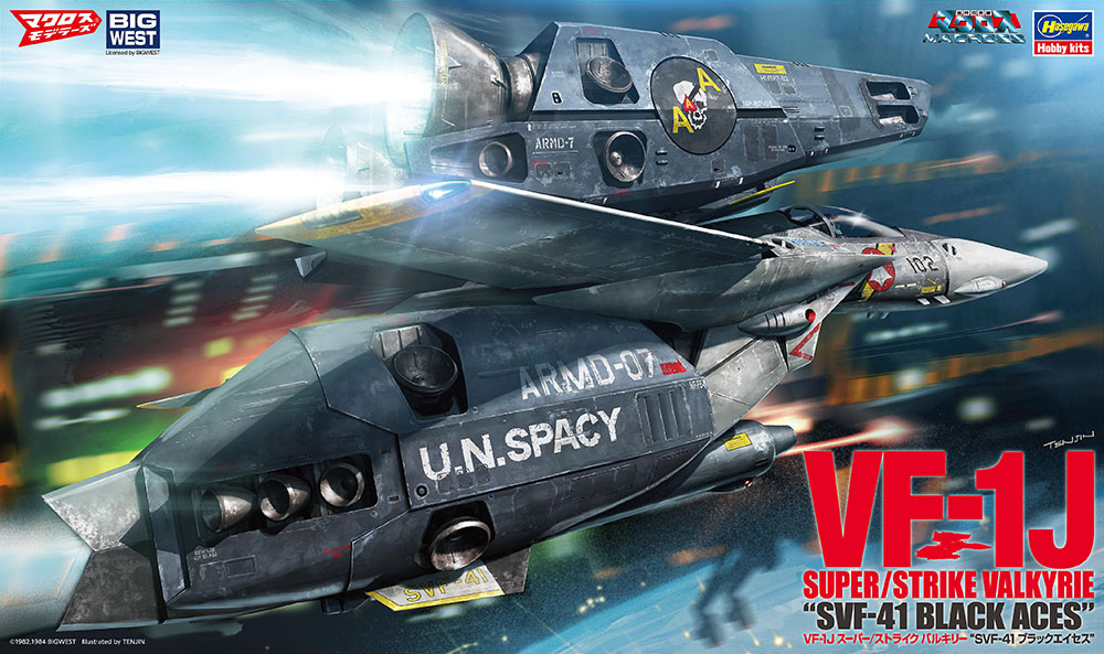 1/48　VF-1J スーパー/ストライク バルキリー “SVF-41 ブラックエイセス”