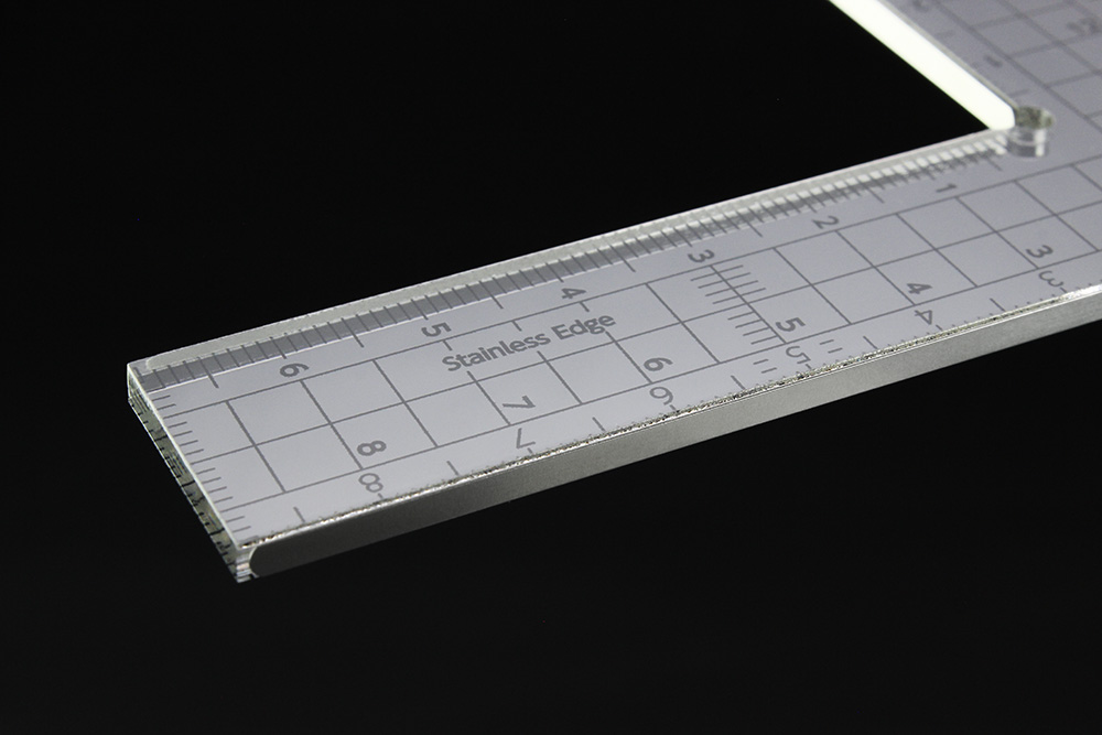 1/工具　カッティングスケール Ｌ字型 （15cm×9cm）【ステンレスエッジ加工】