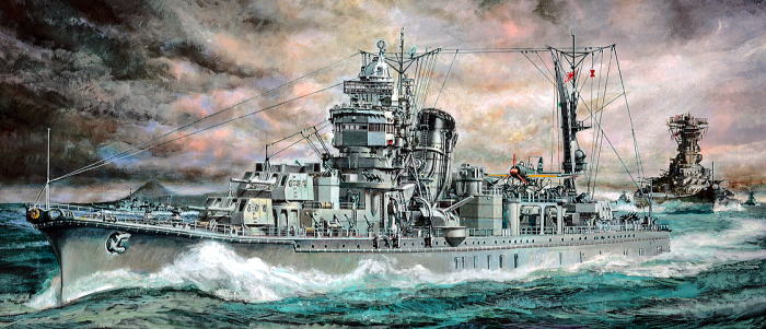 1/350　日本海軍 軽巡洋艦 矢矧 “天一号作戦” - ウインドウを閉じる