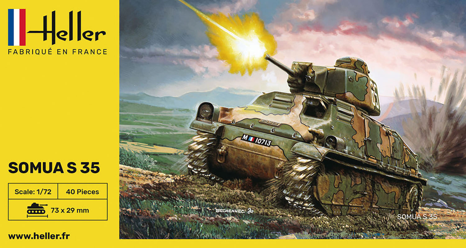 1/72 WW.II フランス軍 ソミュア S35 中戦車
