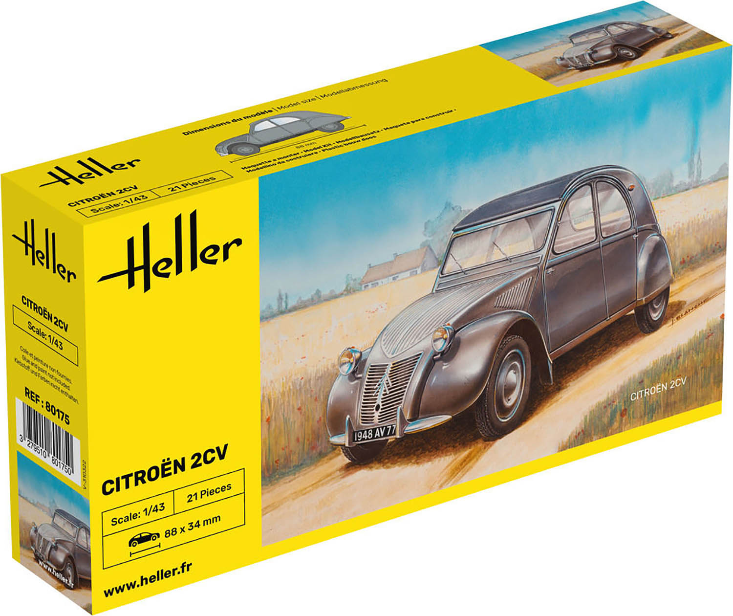 1/43 シトロエン 2CV