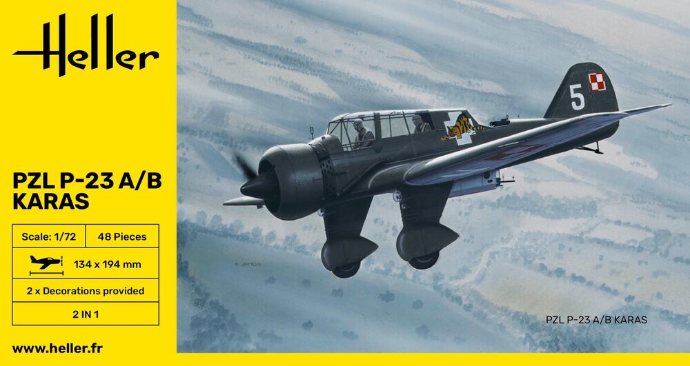 1/72 WW.II PZL P-23 A/B KARAS