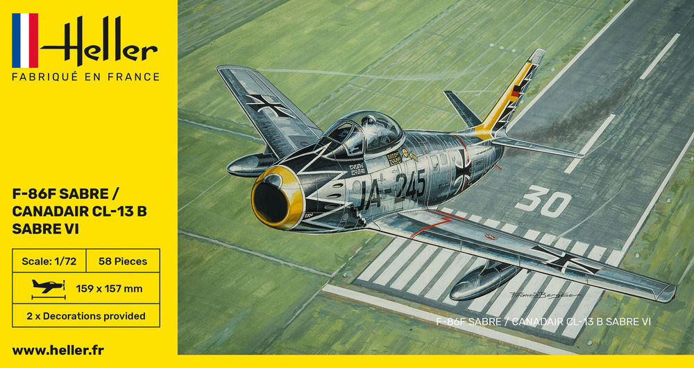 1/72 F-86F セイバー/カナディア CL-13 B セイバー VI