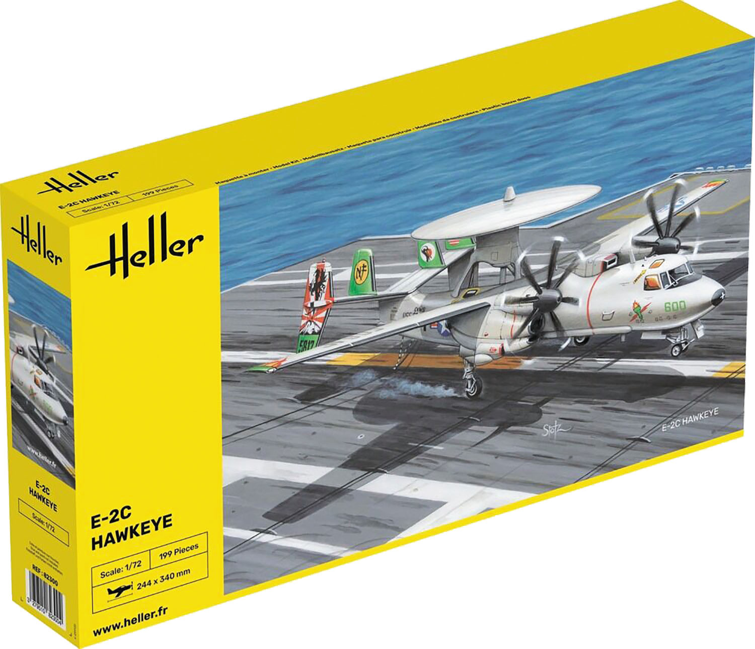 【予約する】　1/72 アメリカ海軍 E-2C ホークアイ 日本語説明書付属特別版