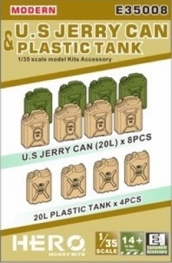1/35 現用米軍ジェリー缶とプラスチックタンク (12個) - ウインドウを閉じる