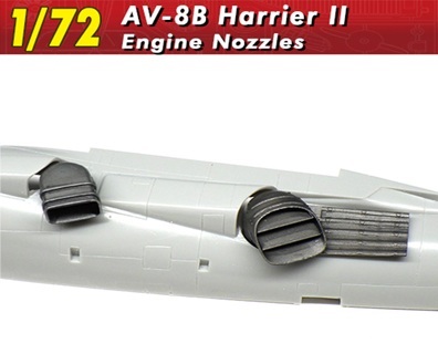 1/72 AV-8Bハリアー２　エンジンノズル