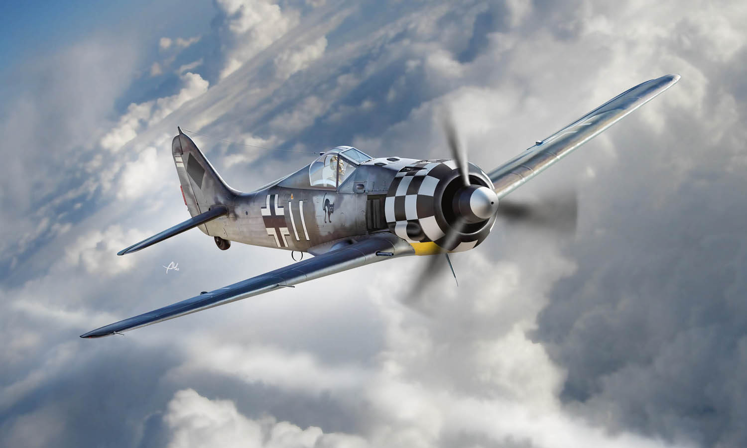 【予約する】　1/48　フォッケウルフ Fw190A-6