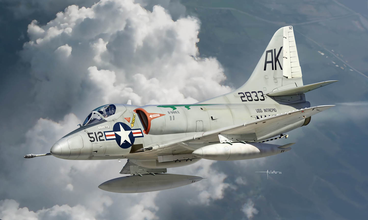 【予約する】　1/48　A-4B スカイホーク