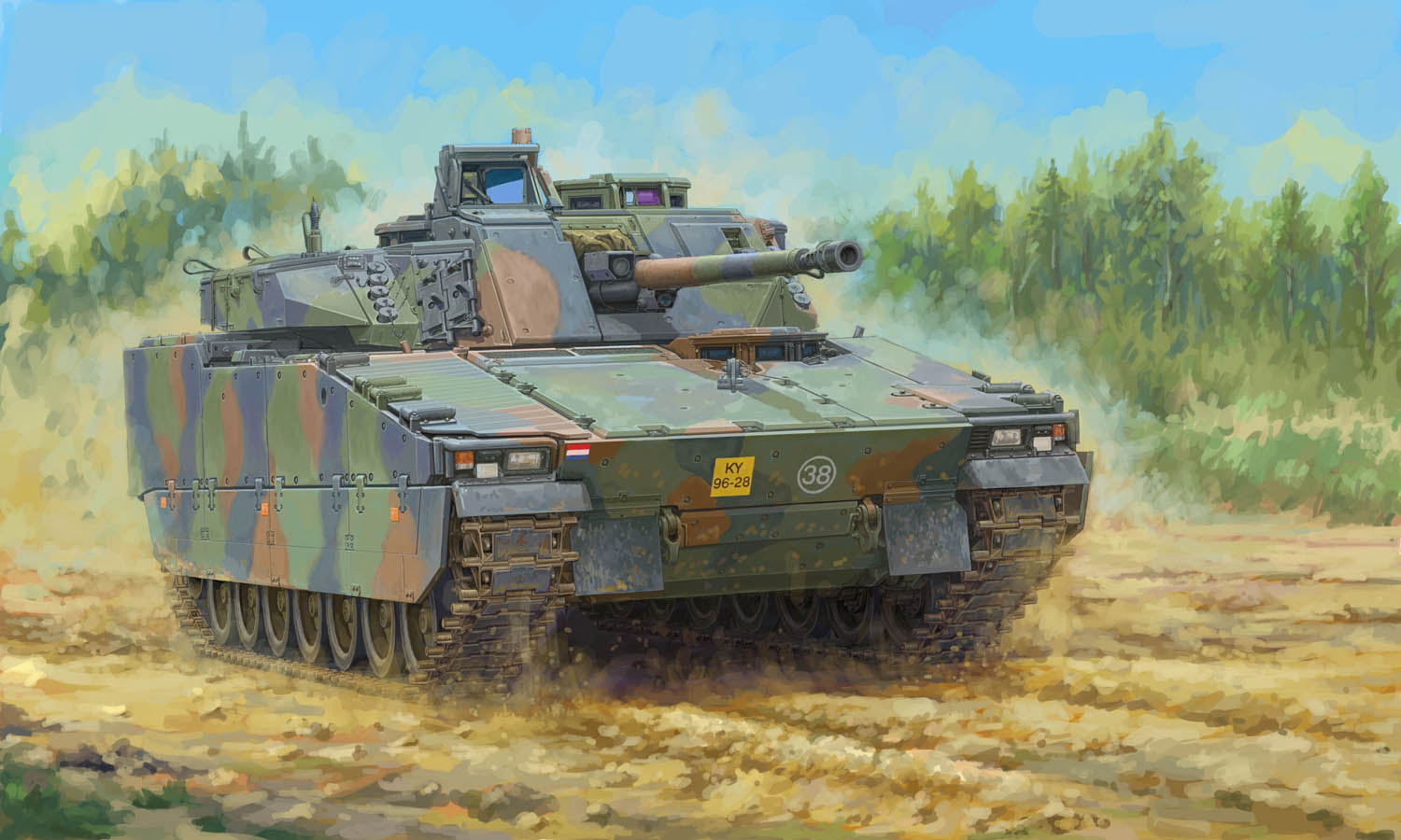【予約する】　1/35　オランダ CV90-35 歩兵戦闘車