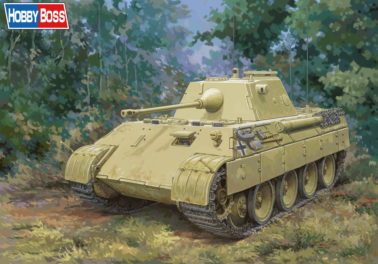 【予約する】　1/48　ドイツ パンサー 砲兵観測車 5㎝ KwK 39搭載型