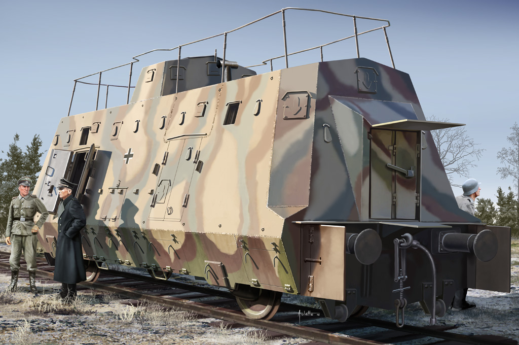 1/72　ドイツ装甲列車編成BP-42/指揮通信車