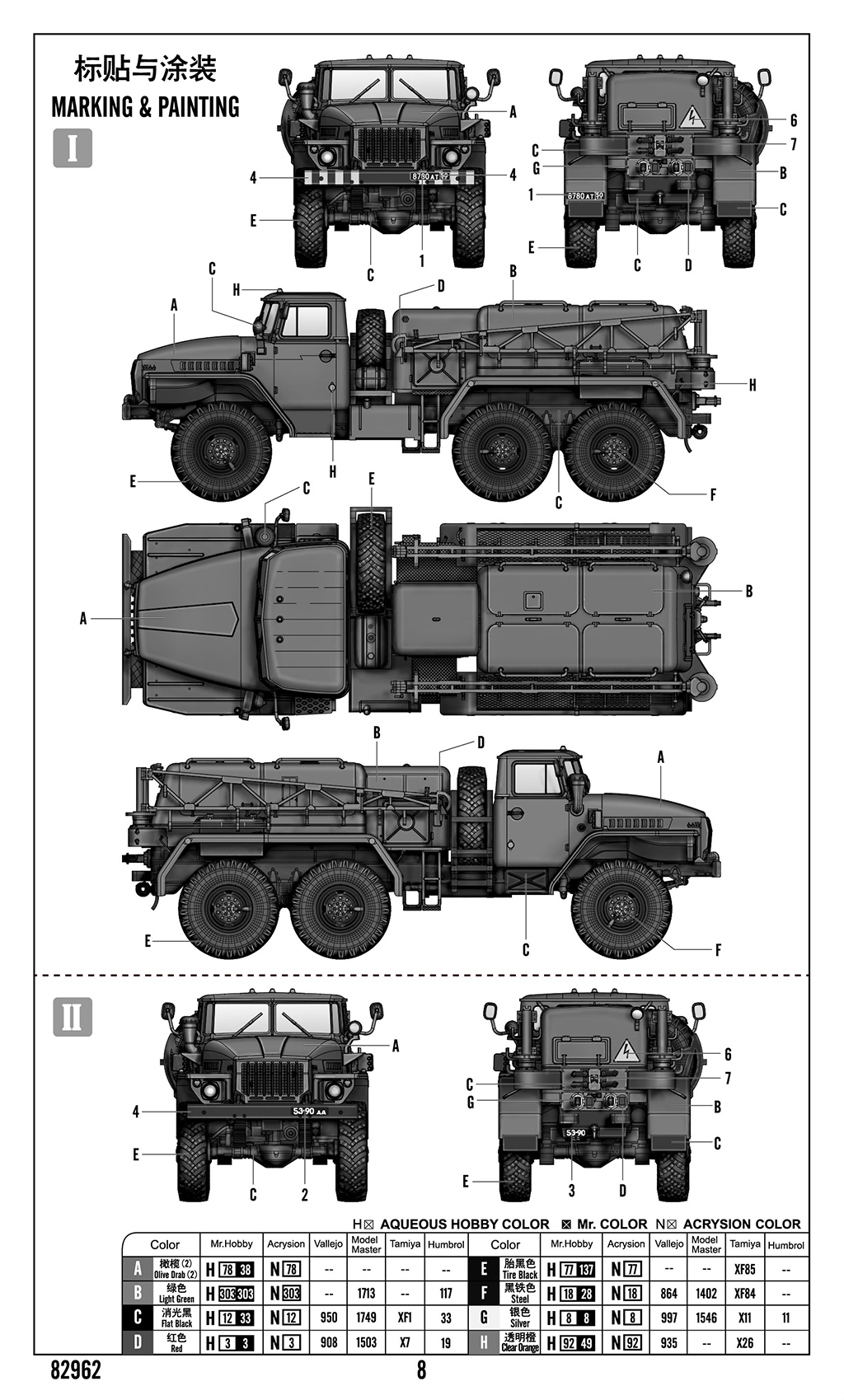 1/72　ロシア URAL-4320 APA-5D 航空電源車