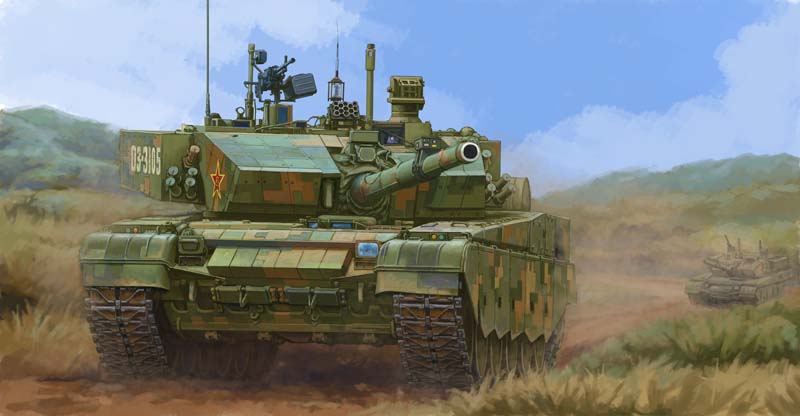 1/35　中国陸軍 99式戦車 演習装備仕様 - ウインドウを閉じる