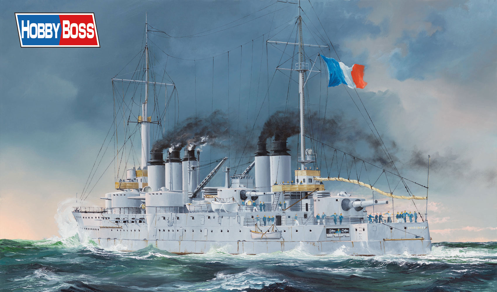 1/350　フランス海軍　戦艦コンドルセ - ウインドウを閉じる