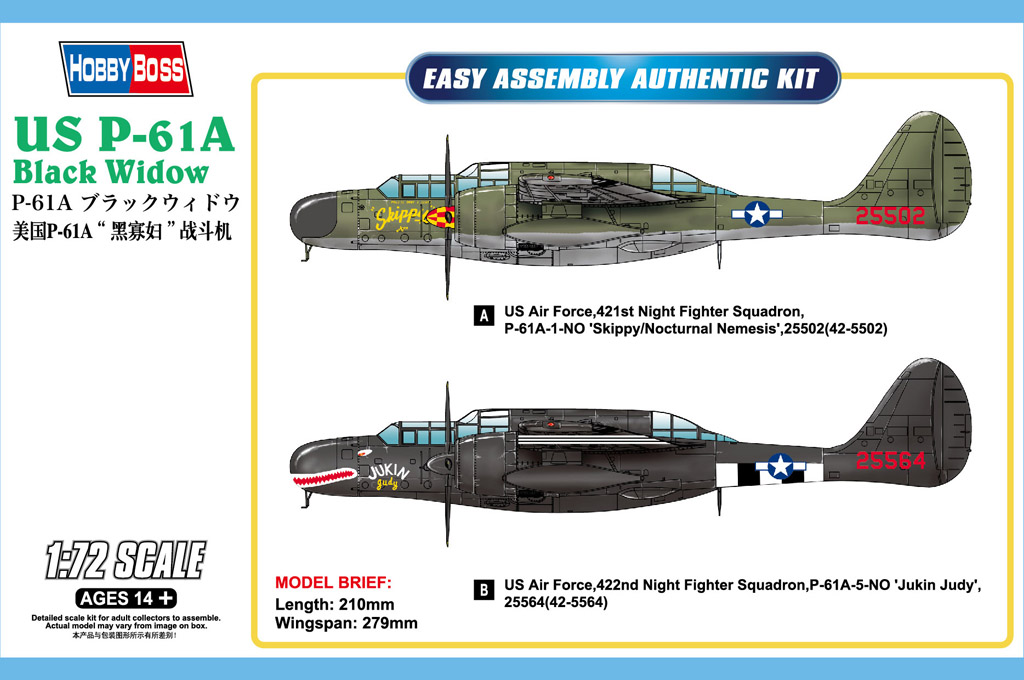 P-61A ブラックウィドウ