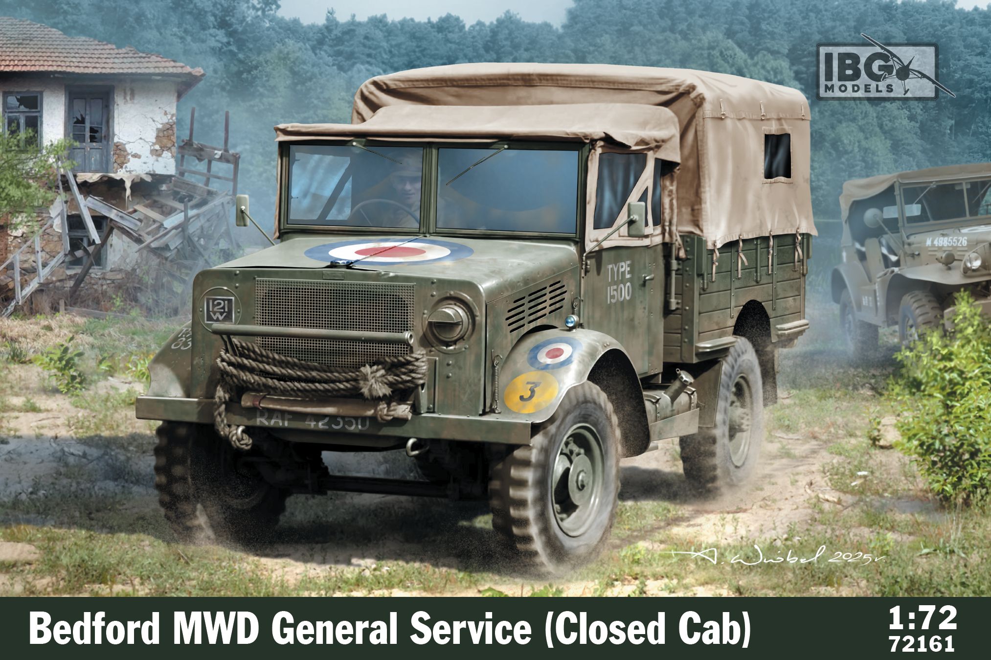 【予約する】　1/72 ベッドフォード MWD GSトラック w/クローズドキャビン (後期生産型)