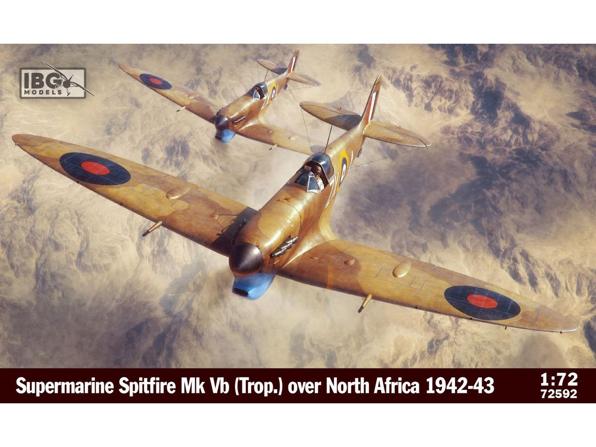 【予約する】　1/72 スピットファイア Mk.Vb (Trop) "北アフリカ上空 1942年～1943年"