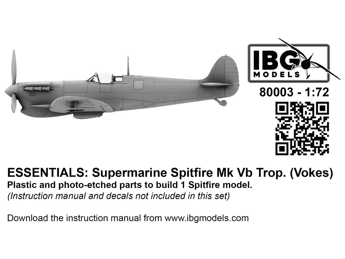【予約する】　1/72 スピットファイア Mk.Vb Trop (ボークスフィルター付) エッセンシャルエディション