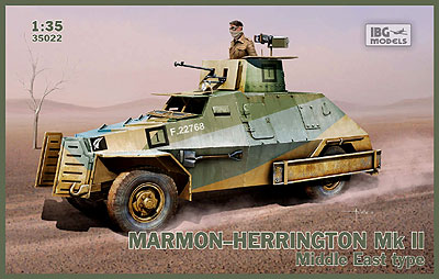 1/35　南ア・マーモンヘリントンMk.II 装甲車・中東仕様・ボーイズATガン - ウインドウを閉じる