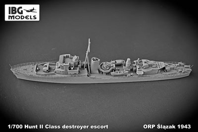1/700　英ハントII級護衛駆逐艦・スラザック・ポーランド海軍1943年 - ウインドウを閉じる