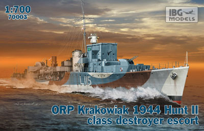 1/700　英ハントII級護衛駆逐艦・クラコビィアク･ポーランド海軍1944年 - ウインドウを閉じる