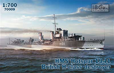 1/700　英・H級駆逐艦・ホットスパーH-01・英海軍1941年 - ウインドウを閉じる
