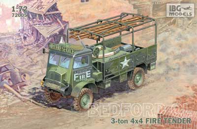 1/72　英・ベッドフォードQL3tonトラック4x4軍用消防車タイプ - ウインドウを閉じる