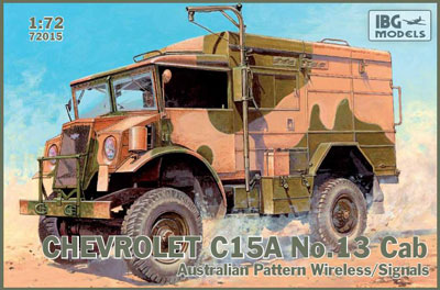 1/72　英・シボレーC15A キャブ13オーストラリア･パターン無線中継車 - ウインドウを閉じる