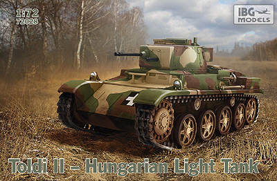 1/72　ハンガリー・38MトルディII 軽戦車・20mm砲型後期