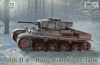1/72　ハンガリー・38MトルディIIa軽戦車・40mm砲型