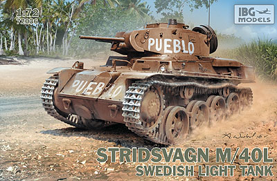 1/72　ストリッツヴァグンM40/Lスウェーデン軽戦車 - ウインドウを閉じる