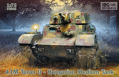 1/72　ハンガリー・41MトゥランII 中戦車・75mm砲型