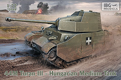 1/72　ハンガリー・44MトゥランIII 中戦車・長砲身75mm砲型 - ウインドウを閉じる
