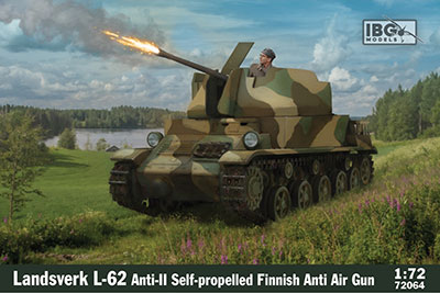 1/72　ランツベルクL-62アンティII対空自走砲・フィンランド軍 - ウインドウを閉じる