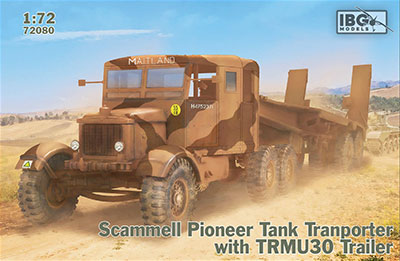 1/72　英・スキャンメルパイオニア戦車運搬車+TRMU30トレーラー
