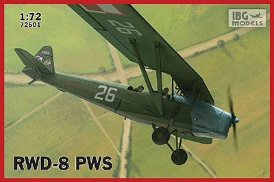 1/72　ポーランド複座練習機RWD-８ PWS軍用タイプ - ウインドウを閉じる