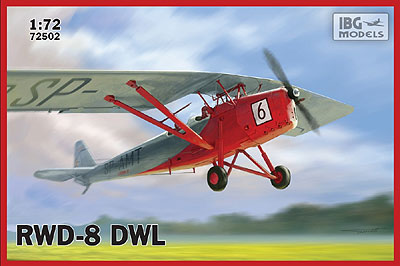 1/72　ポーランド複座練習機RWD-８ DWL民間タイプ - ウインドウを閉じる