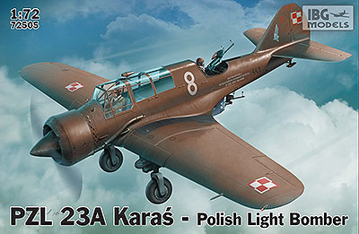 1/72　ポーランド単発軽爆撃機PZL23Aカラシュ - ウインドウを閉じる