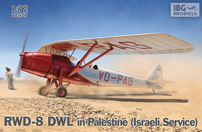 1/72　ポーランド複座練習機RWD-８・パレスチナ・イスラエル仕様