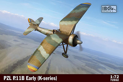 1/72　ルーマニア・PZL P.11B初期型戦闘機(Kシリーズ) - ウインドウを閉じる