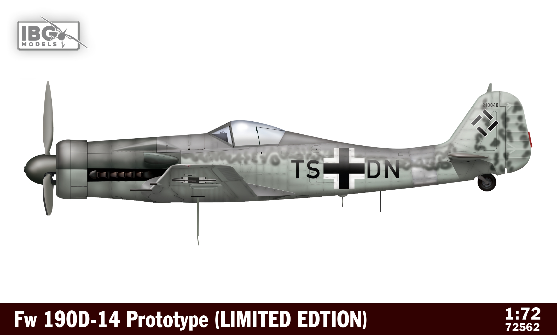 【予約する】　1/72　独・フォッケウルフFe190D-14プロトタイプ・限定品