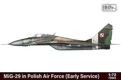 1/72　ポーランド空軍・ミコヤンMiG-29ファルクラム戦闘機・初期仕様 - ウインドウを閉じる