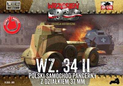 1/72　ポ・WZ34II小型４輪装甲車37mm砲搭載型 - ウインドウを閉じる