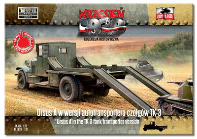 【予約する】　1/72　ポ・ウルススAトラックTK3軽戦車用運搬仕様　