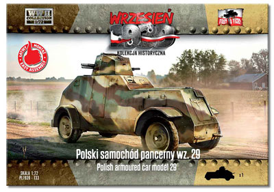 【予約する】　1/72　ポ・wz29装輪装甲車37ミリ砲搭載