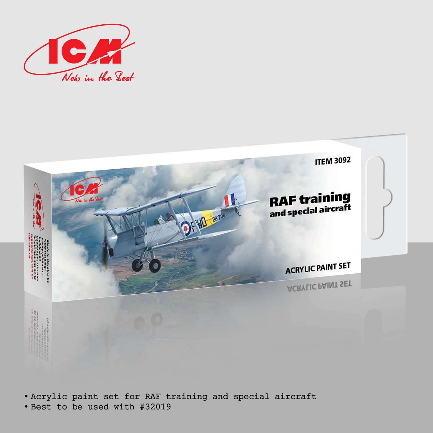 【予約する】　イギリス空軍練習機＆航空機用アクリルセット